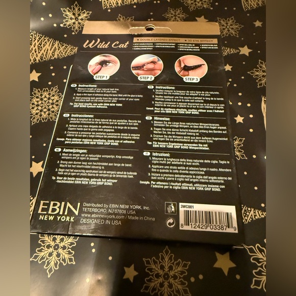 NIB Ebin New York Wild Cat 3D Lashes 3 Pairs 👀 Eyelash Extensions - Picture 5 of 5
